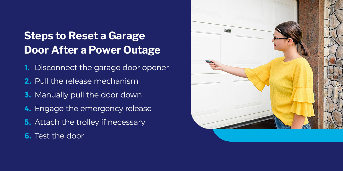 How To Reset Your Garage Door After A Power Outage Viking